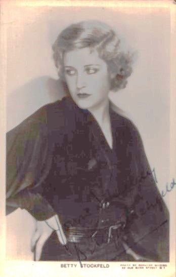 Lot 347: Betty Stockfield signed 6x4inch black and white photo....