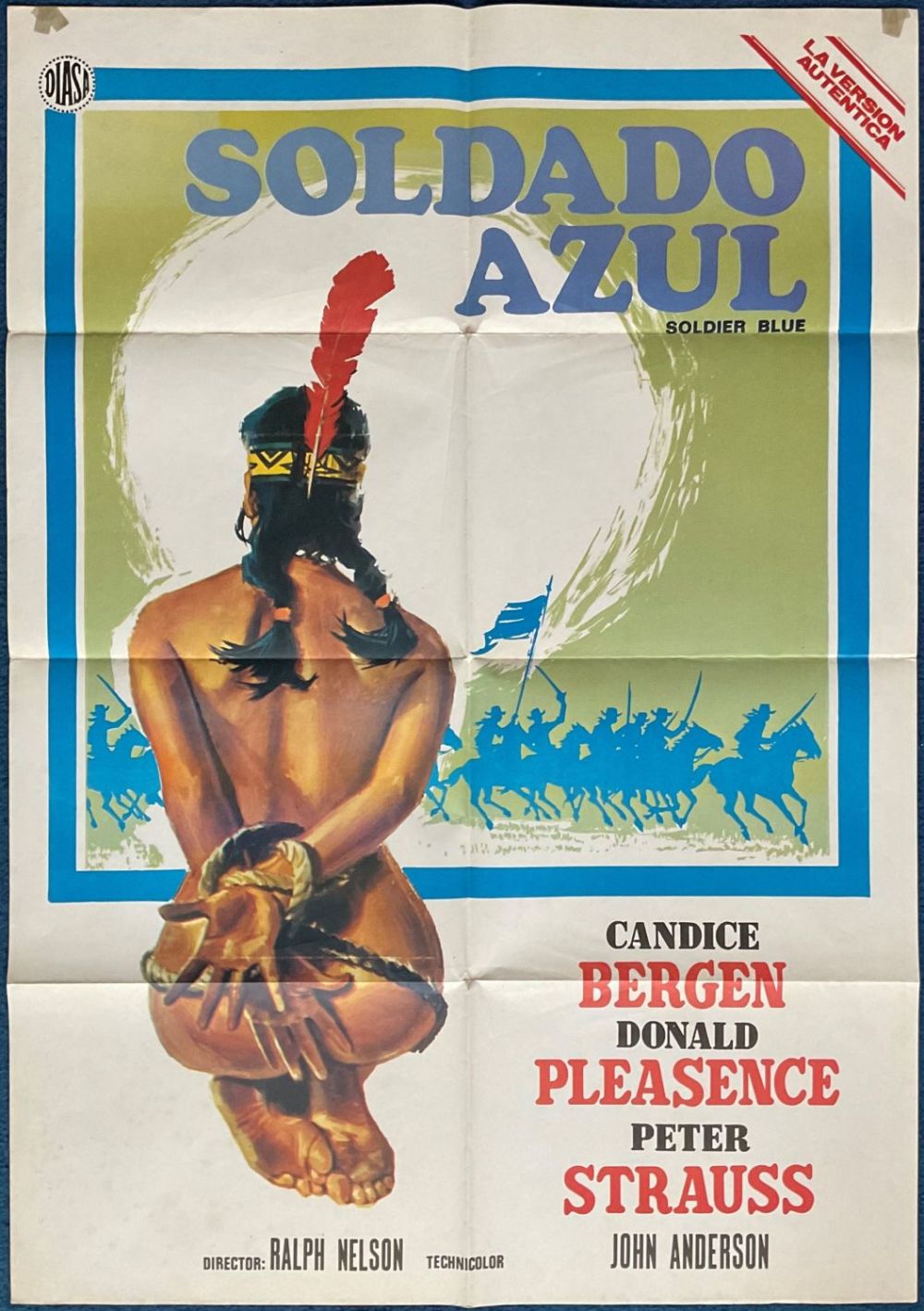 Lot 511: Soldado Azul, Soldier Blue, Original Cinema, Movie Poster...