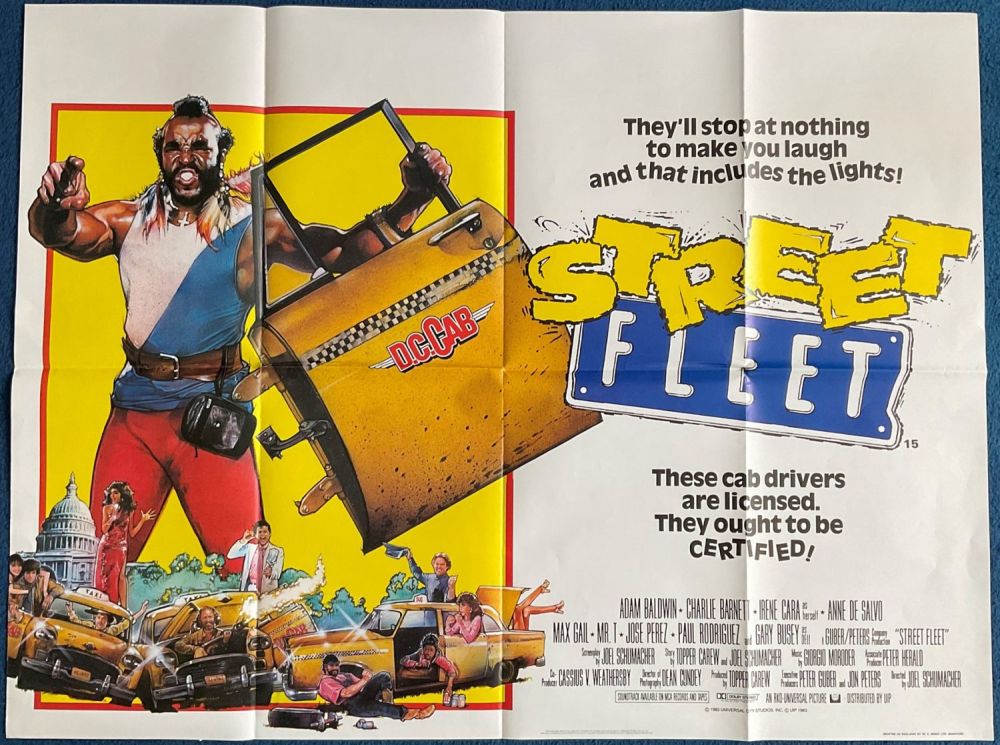 Lot 525: Street Fleet Original Cinema, Movie Poster starring Adam...