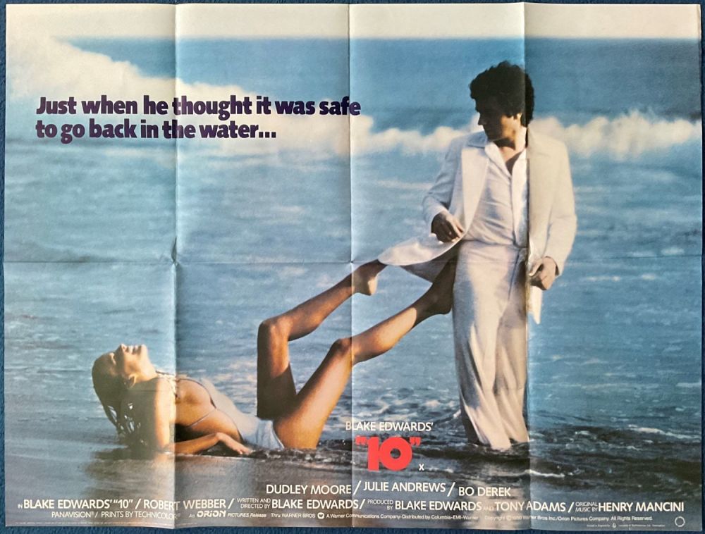 Lot 534: 10 Original Cinema, Movie Poster starring Bo Derek,...