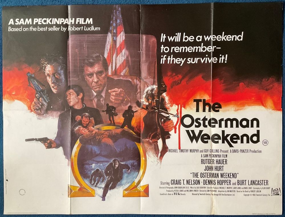 Lot 549: The Osterman Weekend Original Cinema, Movie Poster starring...