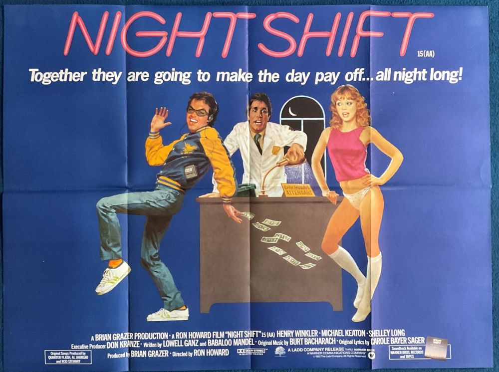 Lot 551: Night Shift, Original Cinema, Movie Poster starring Henry...