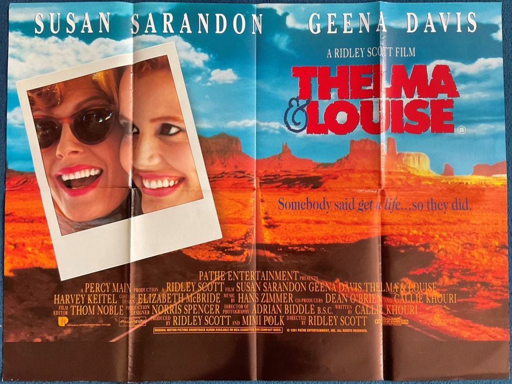 Lot 560: Thelma and Louise Original Cinema, Movie Poster starring...