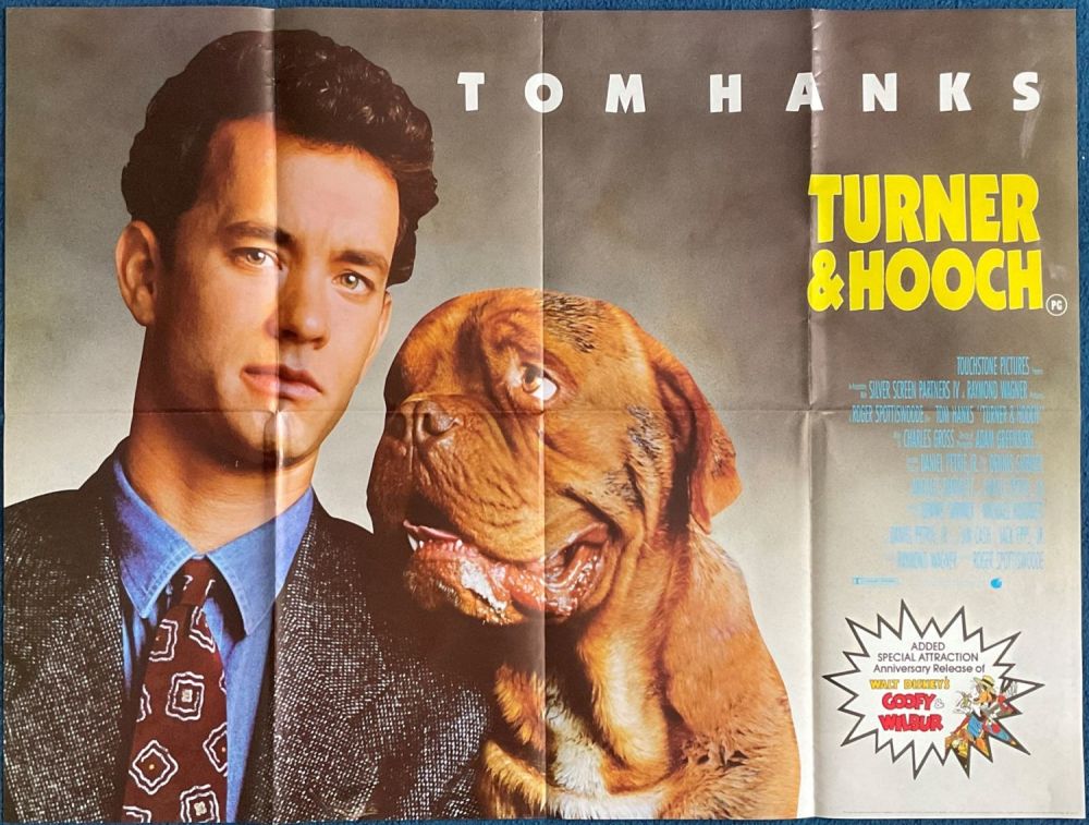 Lot 561: Turner and Hooch Original Cinema, Movie Poster starring...