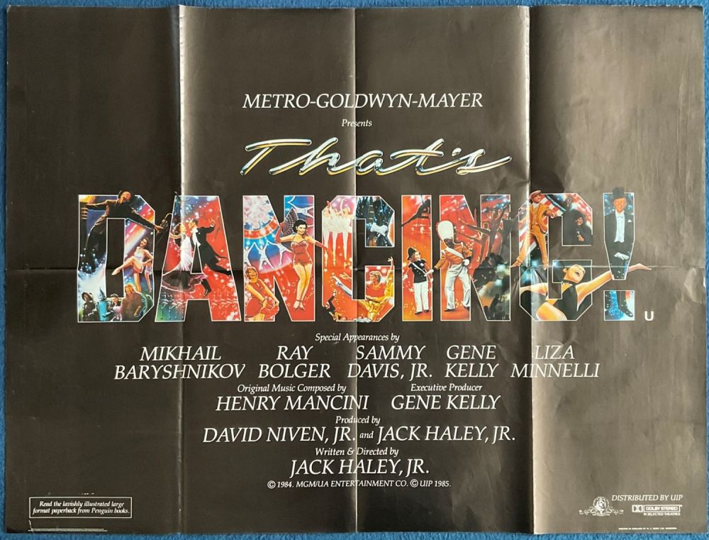 Lot 563: That's Dancing! Original Cinema, Movie Poster starring Mikhail...