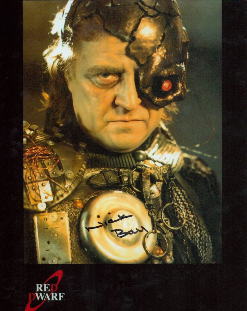 Lot 605: Nicholas Ball signed 10x8 colour Red Dwarf photo....