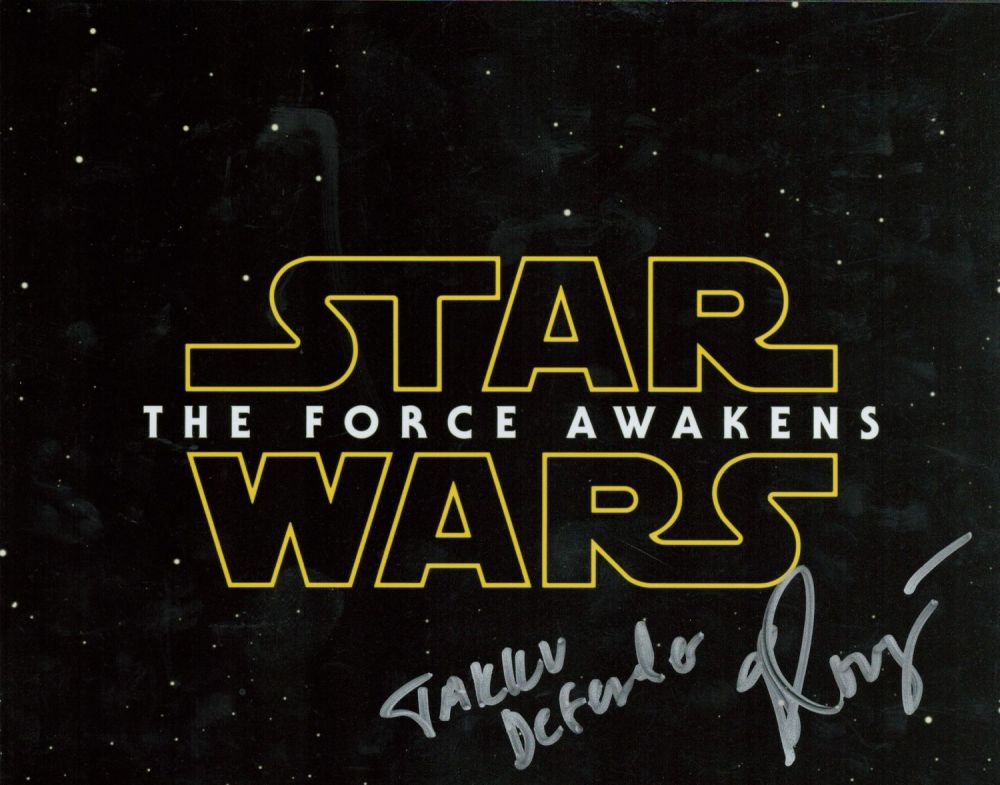 Lot 625: Gloria Garcia signed 10x8 colour Star Wars the...