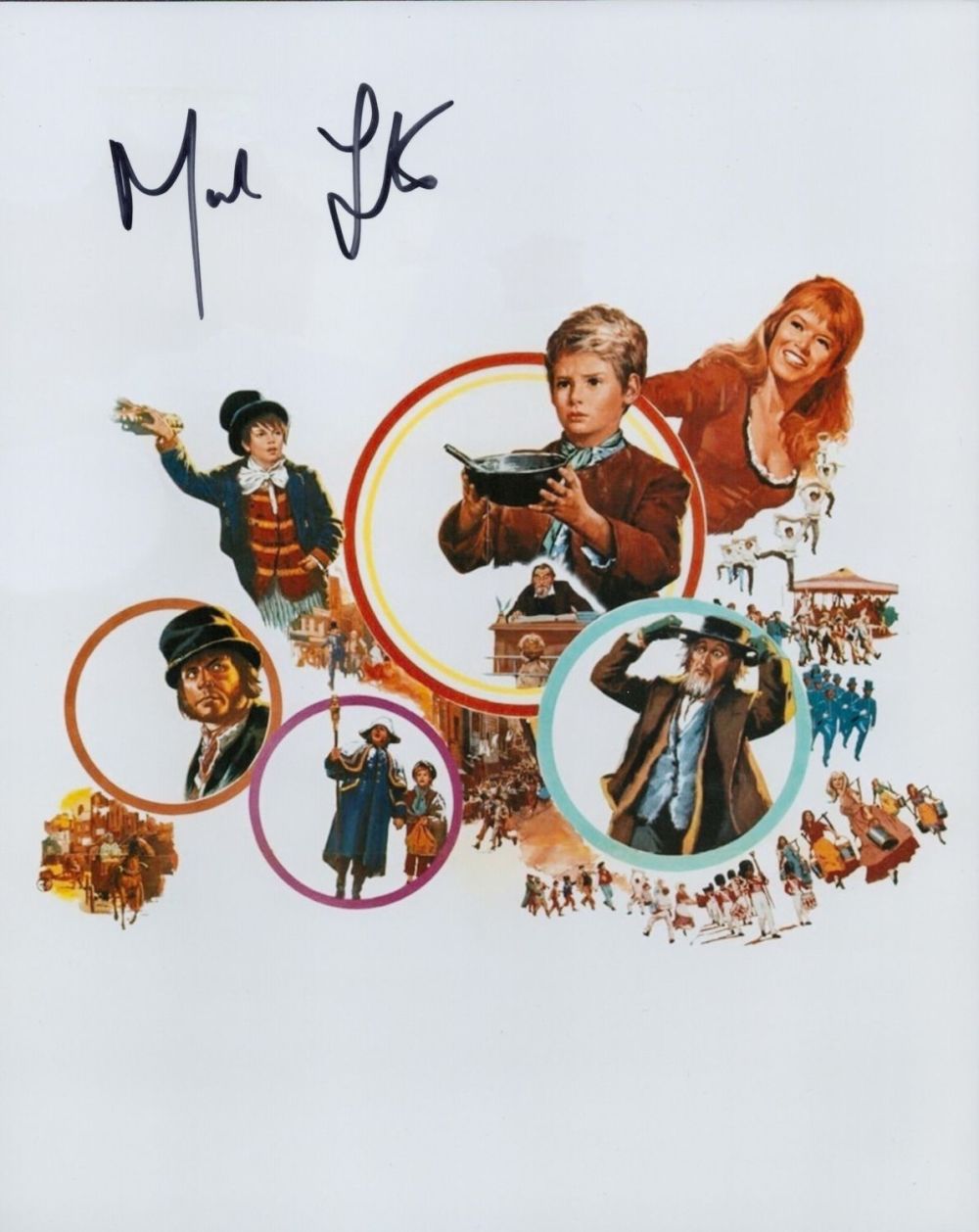 Lot 628: Mark Lester signed 10x8 colour Oliver photo. Good...