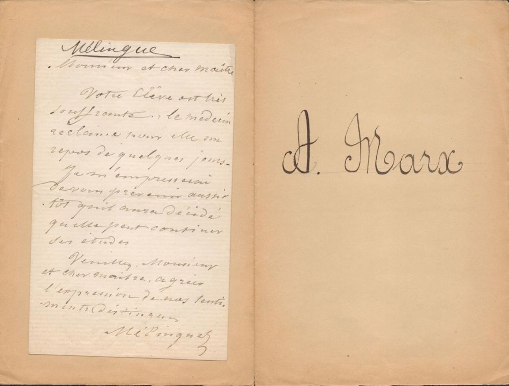Lot 654: French actor, sculptor and painter Etienne Melingue Signed...