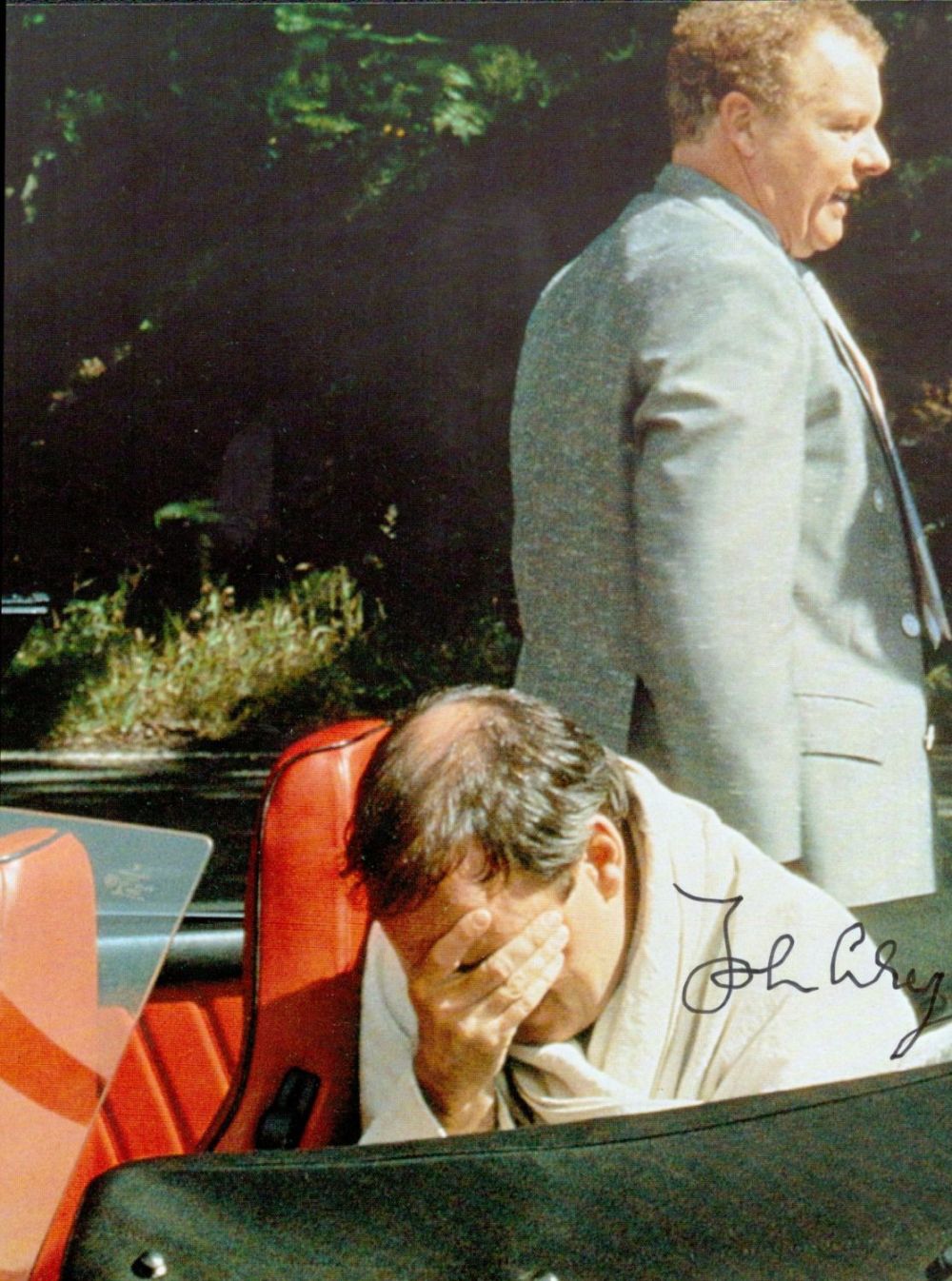 Lot 665: Clockwise, an 8x6 film photo, signed by John...