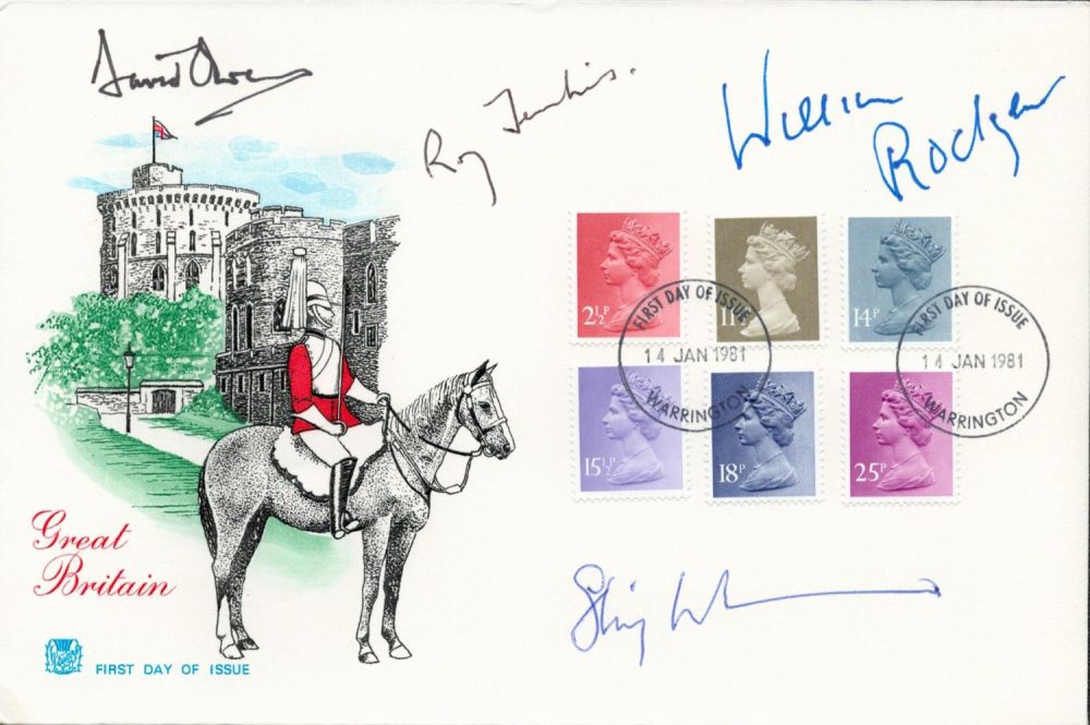 Lot 674: Politicians, a signed Great Britain FDC by the...