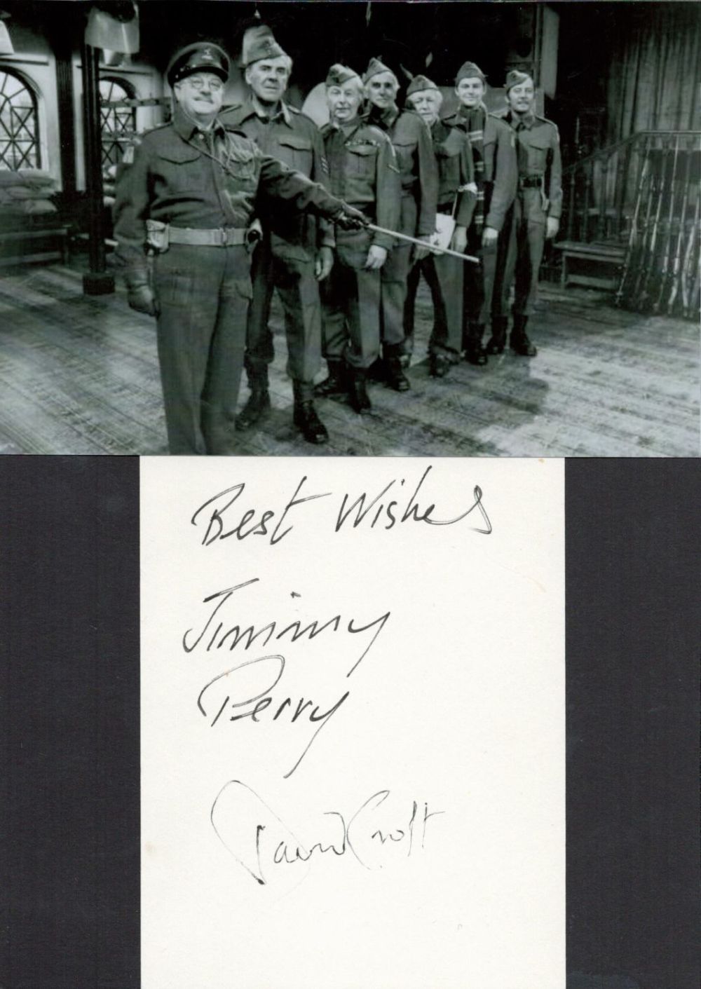 Lot 721: Writers of Dad's Army Jimmy Perry and David...