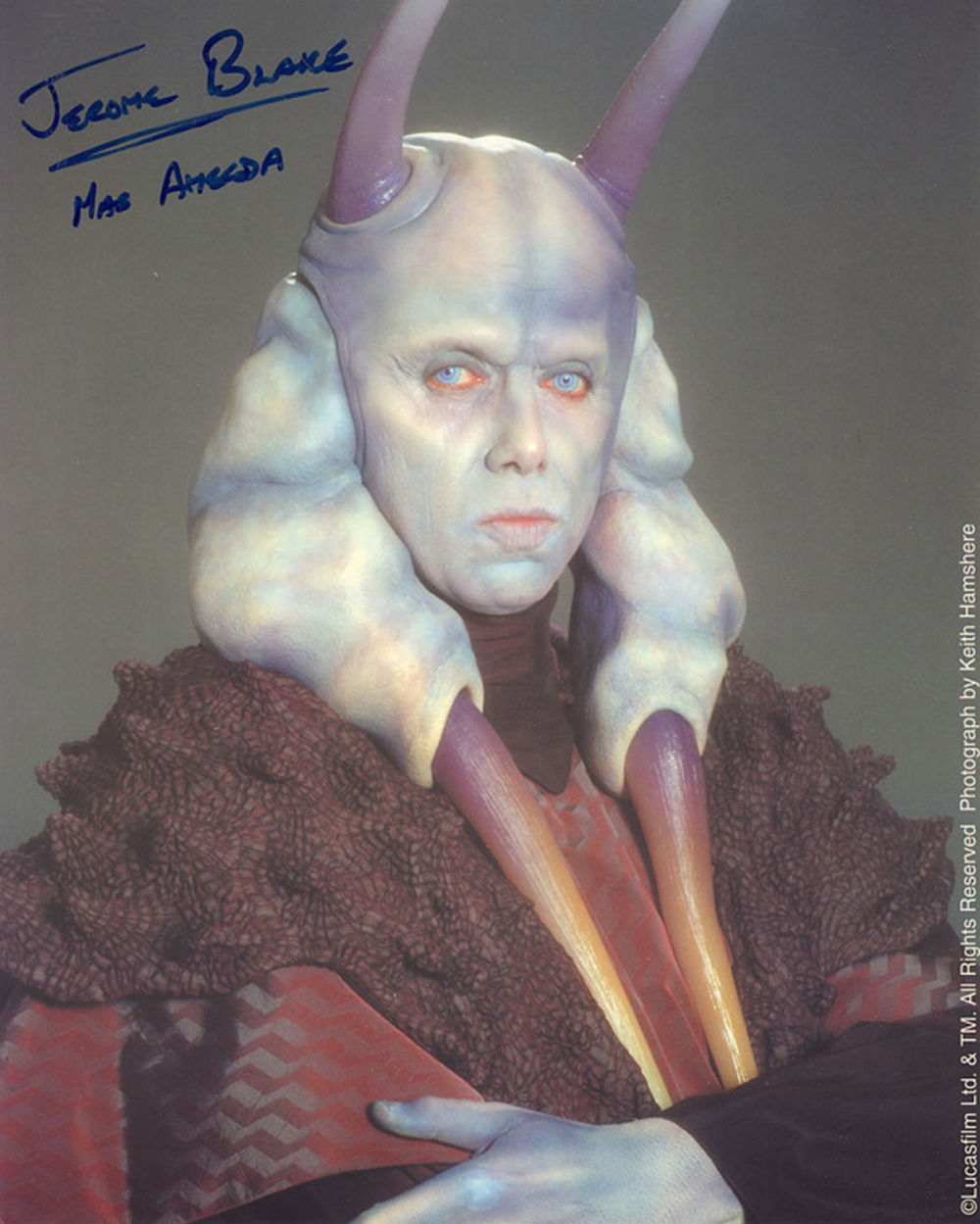 Lot 779: Blowout Sale! Star Wars Jerome Blake hand signed...