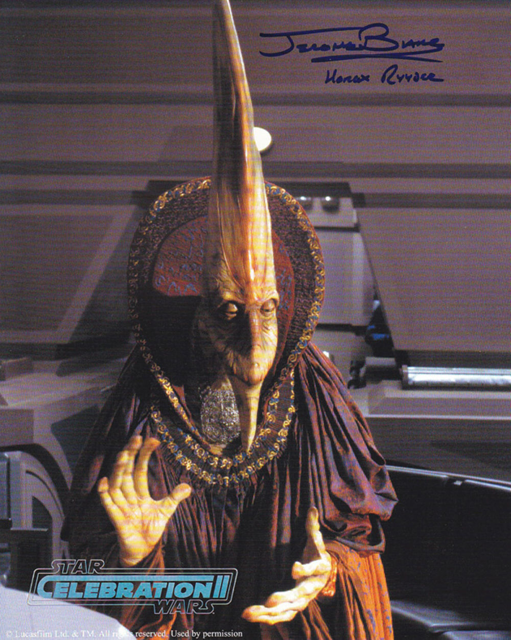 Lot 781: Blowout Sale! Star Wars Jerome Blake hand signed...