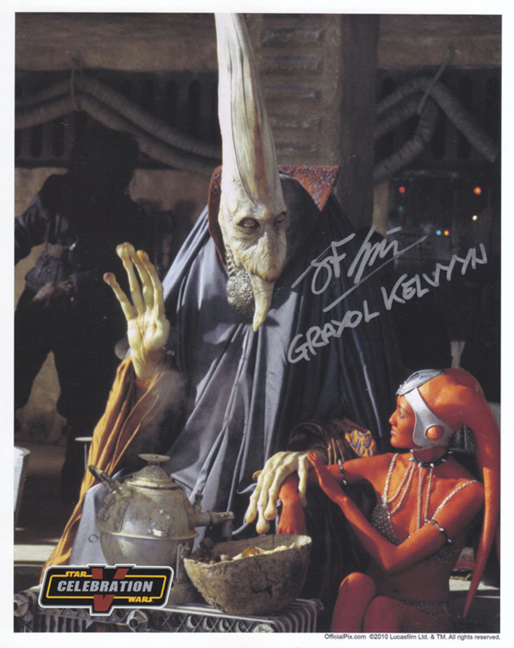 Lot 782: Blowout Sale! Star Wars Jerome Blake hand signed...