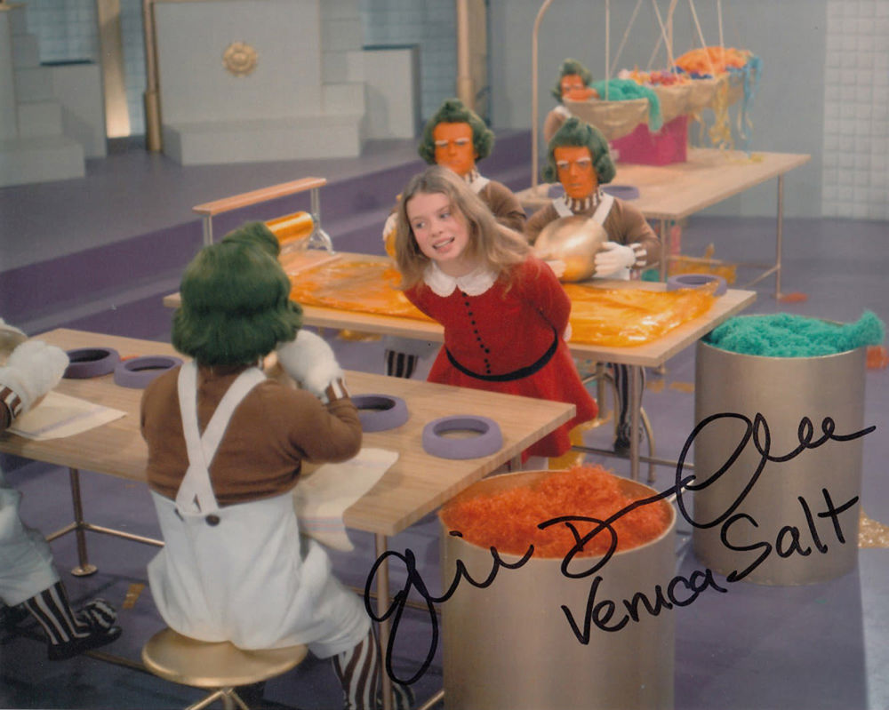 Lot 797: Blowout Sale! Willy Wonka Julie Dawn Cole hand...