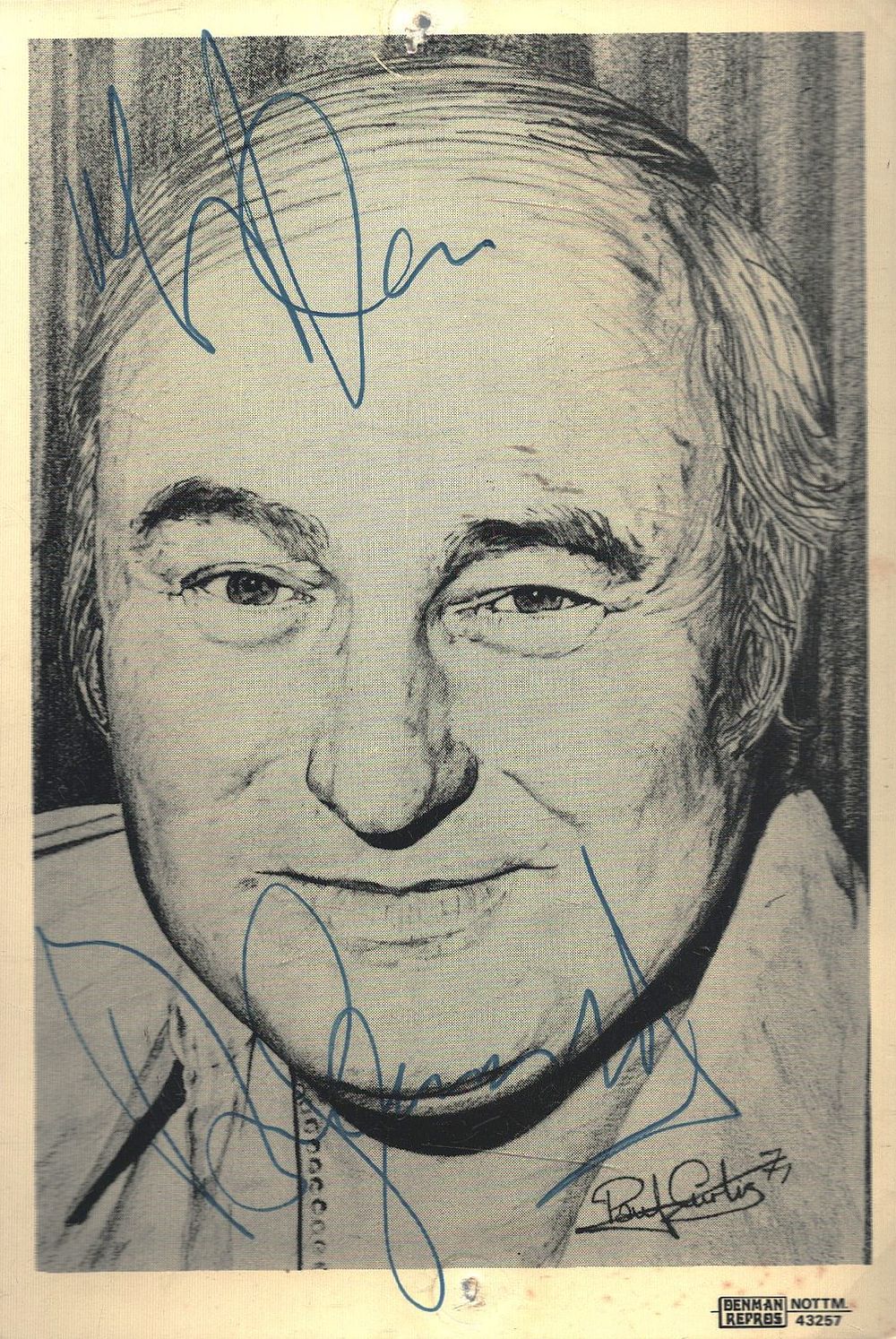 Lot 170: Bill Maynard signed 6x4inch black and white promo...