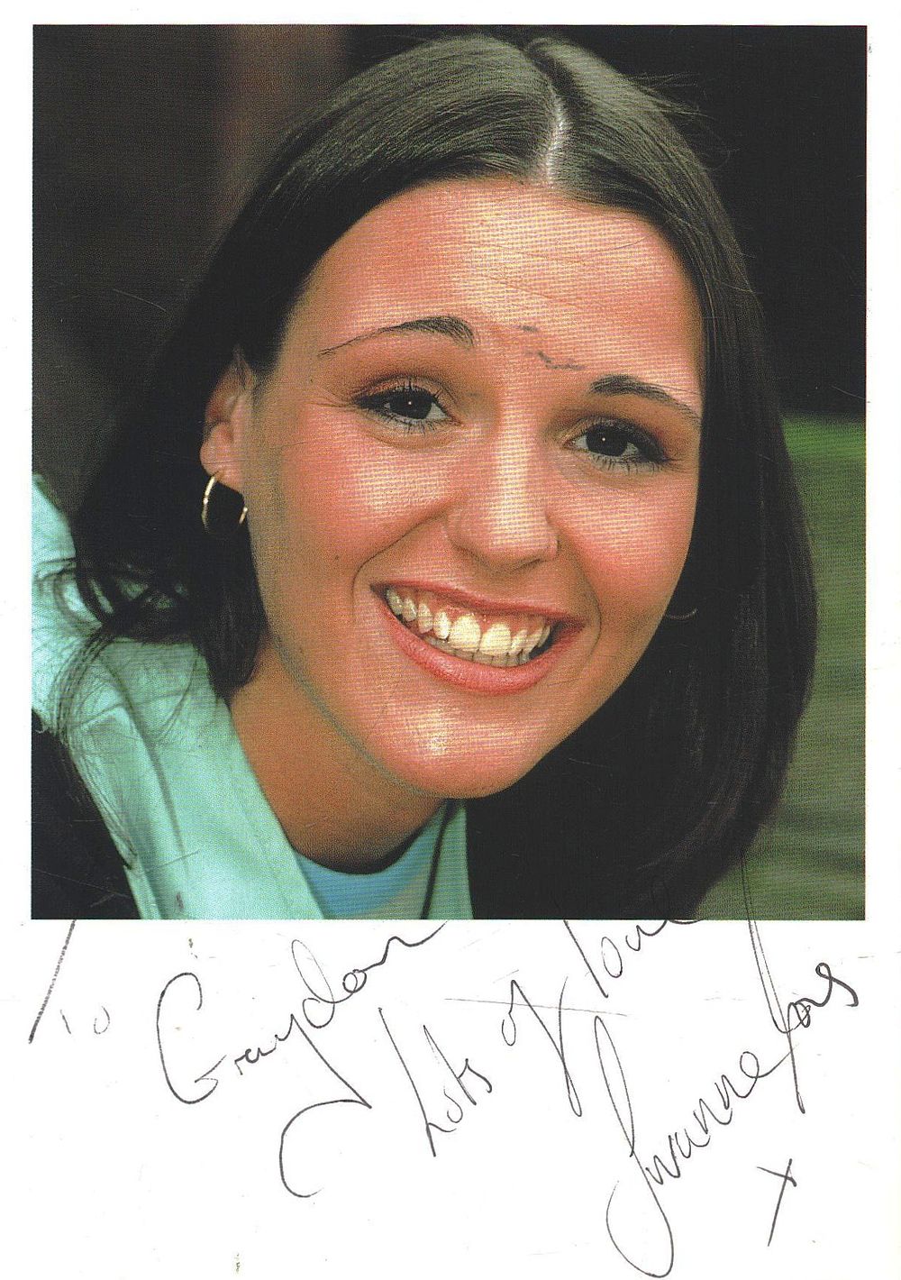 Lot 175: Suranne Jones signed 6x4inch colour photo dedicated. Good...