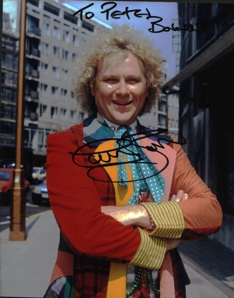 Lot 221: COLIN BAKER Actor signed Doctor Who 8x10 Photo....