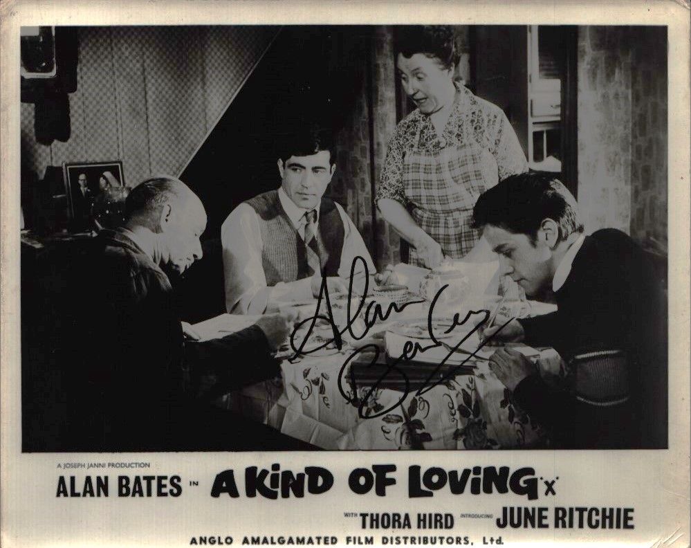 Lot 222: ALAN BATES (1934-2003) Actor signed 8x10 Photo. Good...