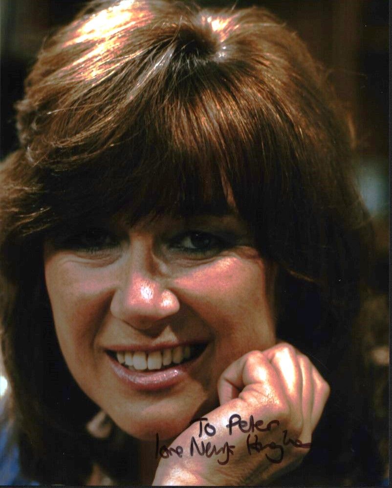 Lot 243: NERYS HUGHES Actress signed Liver Birds 8x10 Photo....