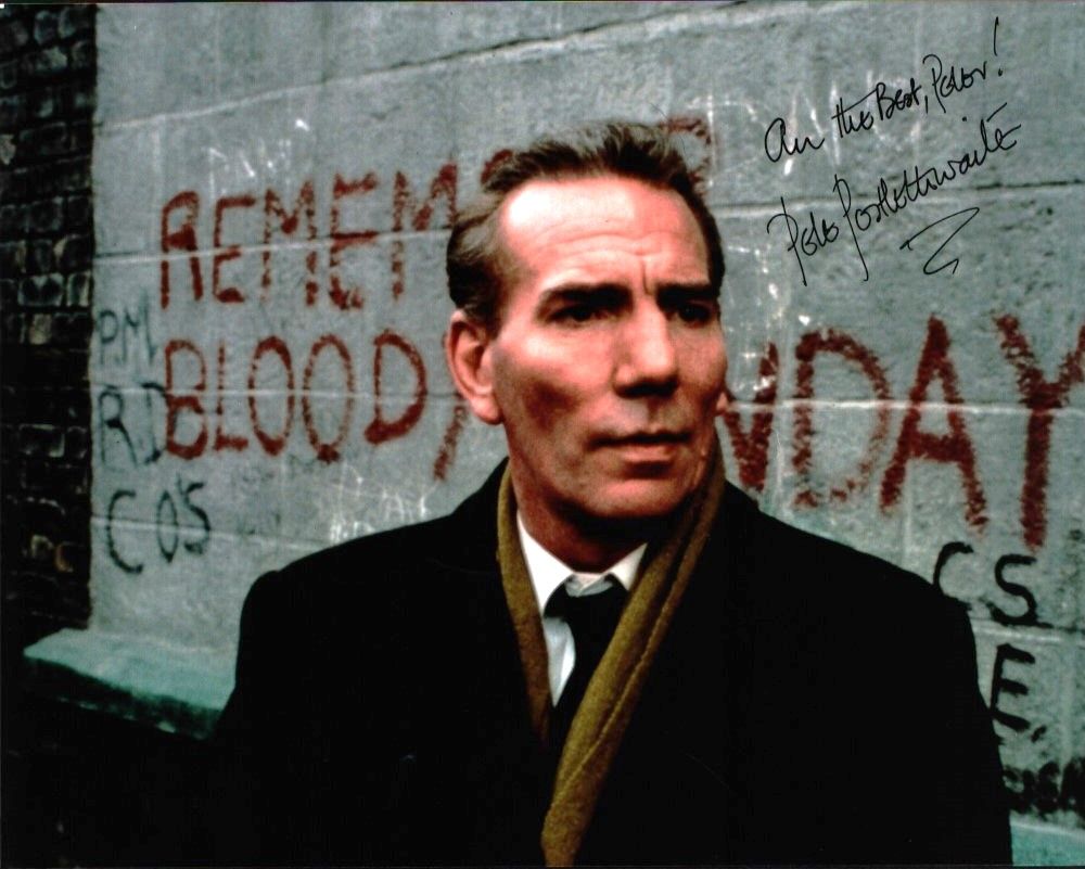 Lot 259: PETE POSTLETHWAITE (1946-2011) Actor signed 8x10 Photo. Good...