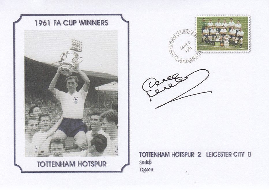 Lot 276: Autographed DAVE MACKAY Modern Commemorative Cover : A...