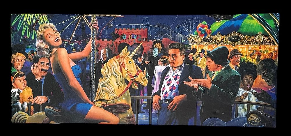 Lot 305: Carnival of Legends by Artist John Asaro colour...