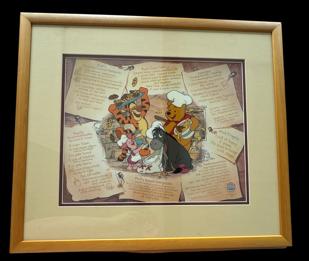 Lot 309: Disney Winnie The Pooh Limited Edition Seriel Colour...