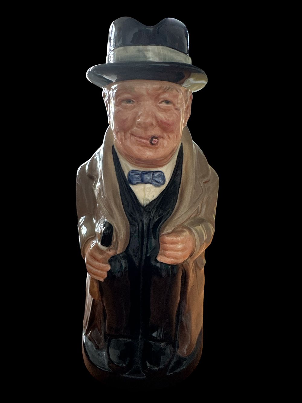 Lot 329: Royal Doulton Ceramic Winston Churchill Toby Jug, height...
