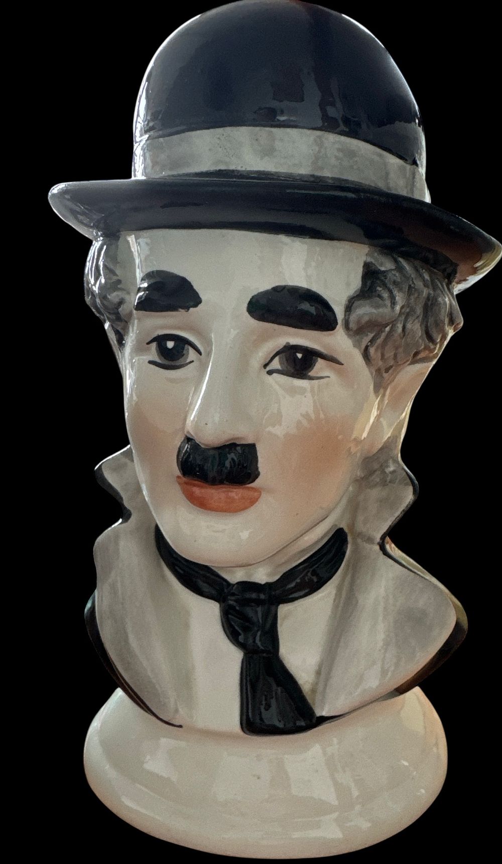 Lot 330: Charlie Chaplin ceramic piggy bank, height 10 inch's...