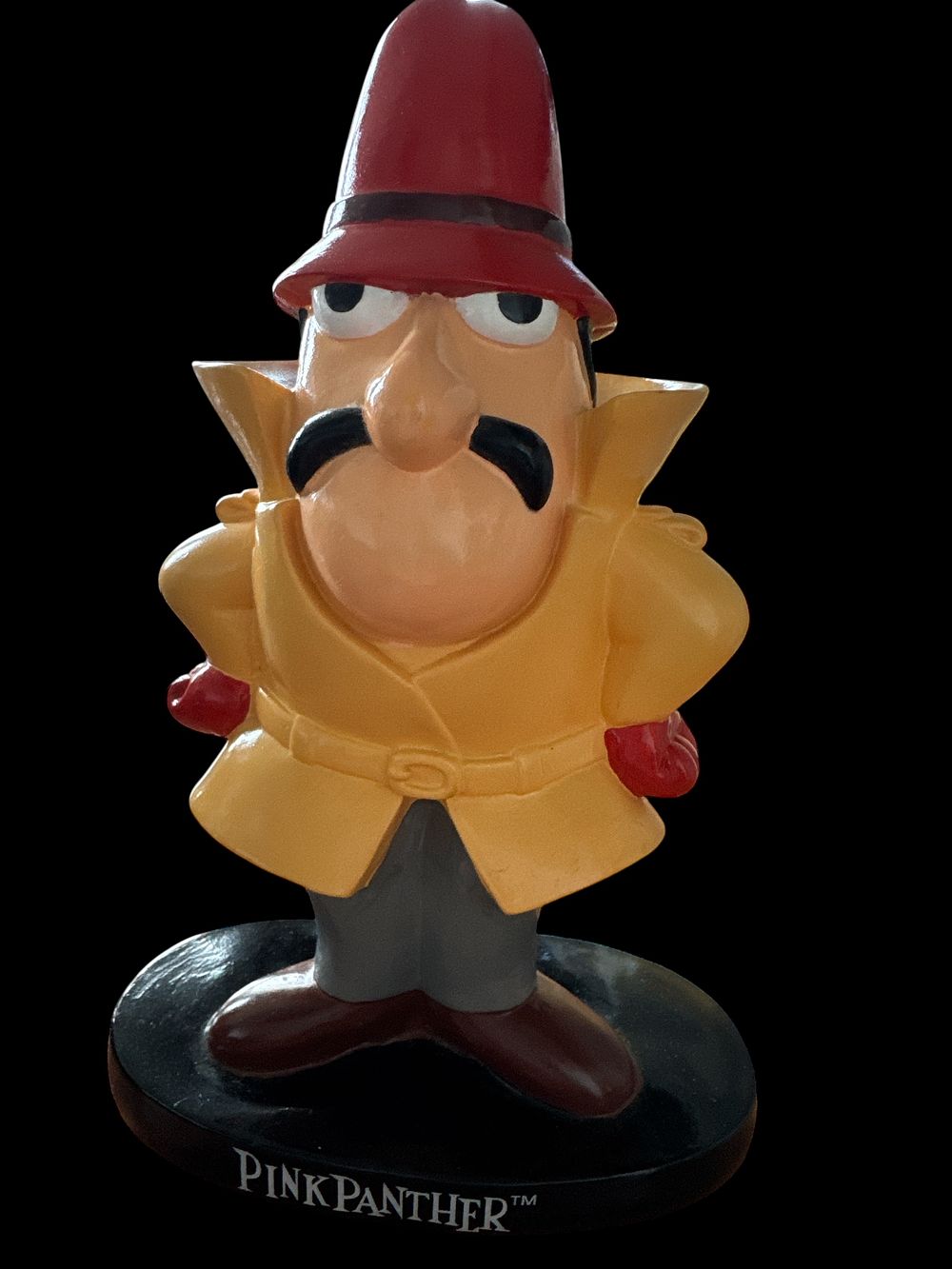 Lot 331: Pink Panther Inspector Clouseau piggy bank plastic, height...