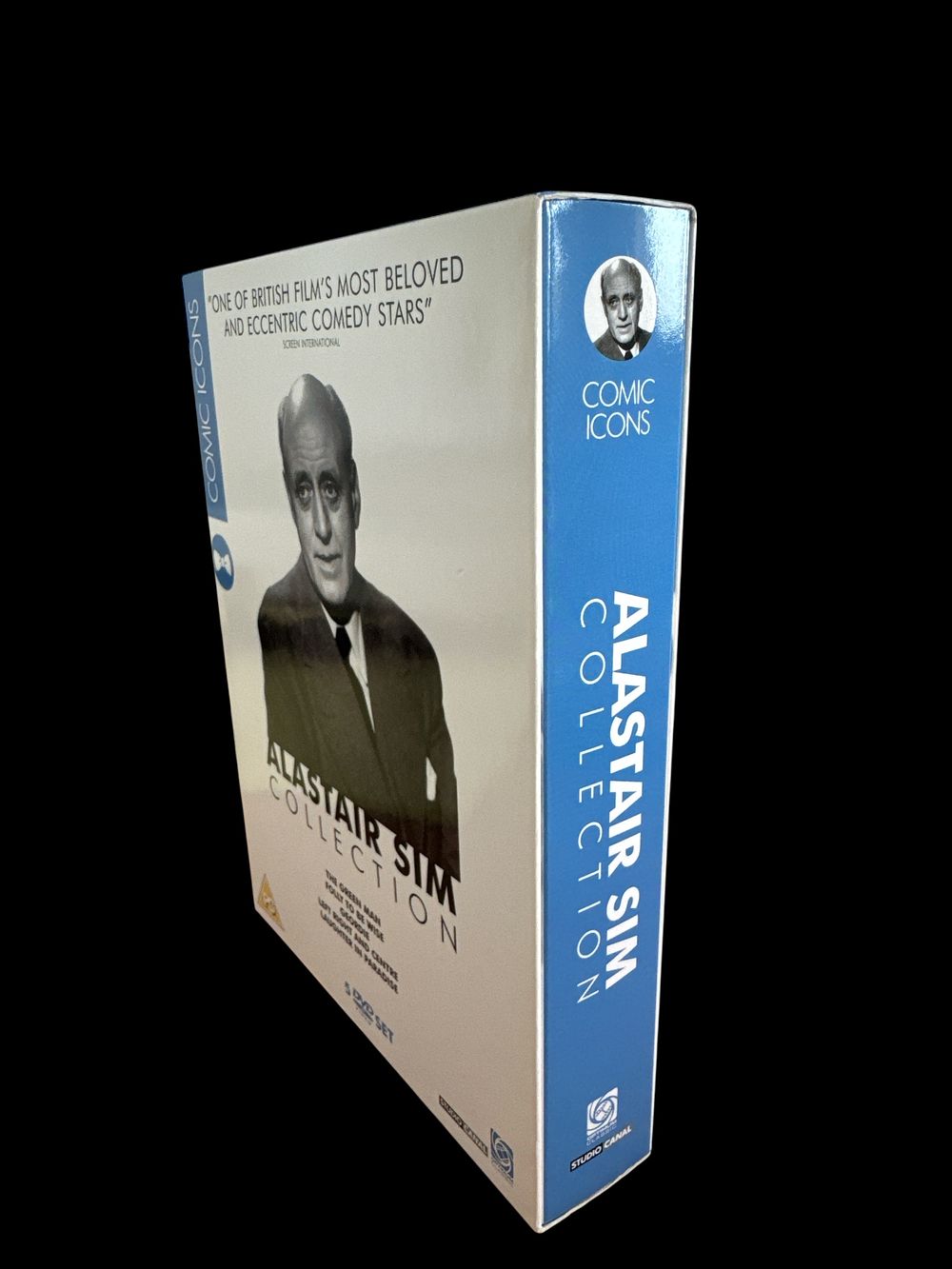 Lot 344: Comic Icons Alastair Sim DVD box set collection....