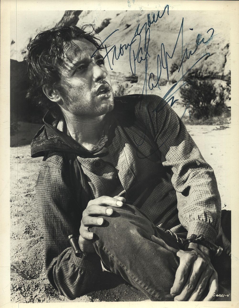 Lot 433: Sal Mineo signed 10x8inch black and white photo....
