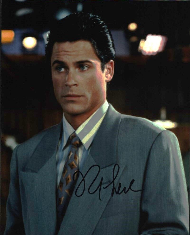 Lot 460: Rob Lowe signed 10x8inch colour photo. Good condition....