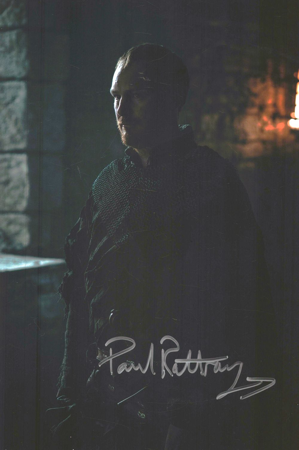 Lot 463: Paul Rattray signed 12x8 inch colour photo. 'Game...