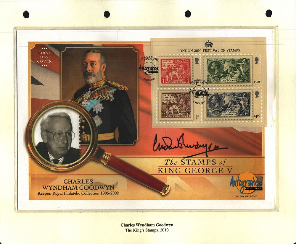 Lot 482: Charles Wyndham Goodwyn signed autographed editions FDC. Good...