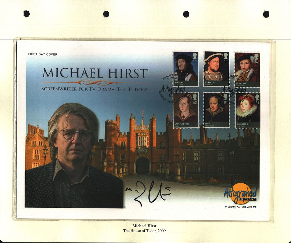 Lot 483: Michael Hirst signed autographed editions FDC. Good condition....