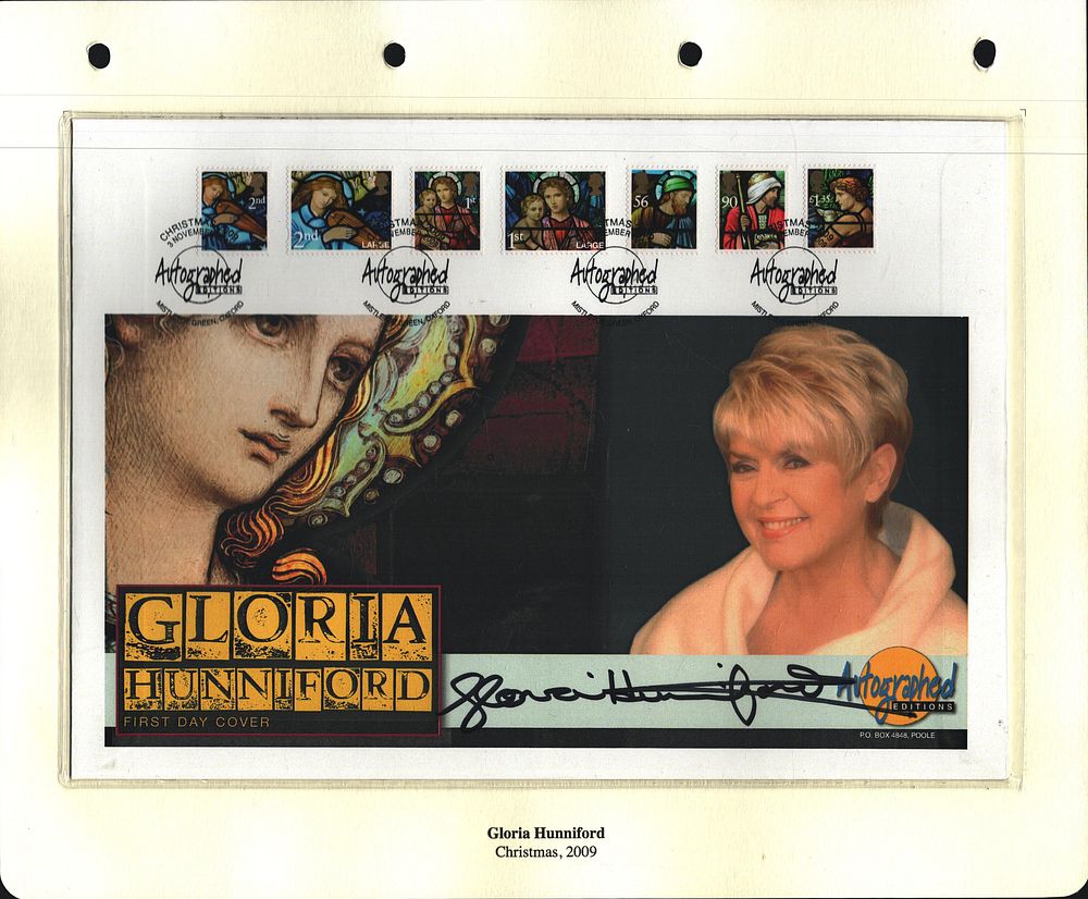 Lot 485: Gloria Hunniford signed autographed editions FDC. Good condition....