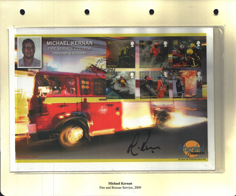 Lot 487: Michael Kernan signed autographed editions FDC. Good condition....