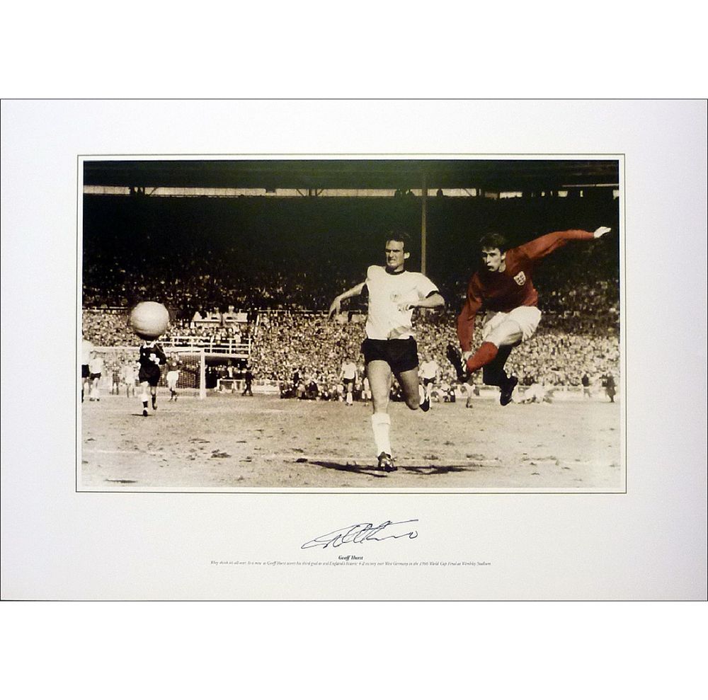 Lot 549: Sir Geoff Hurst - England - signed spot...