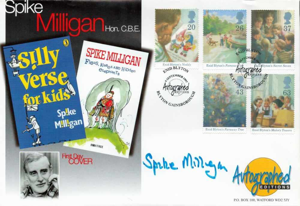 Lot 146: Spike Milligan signed 1997 Autographed Edition Enid Blyton...