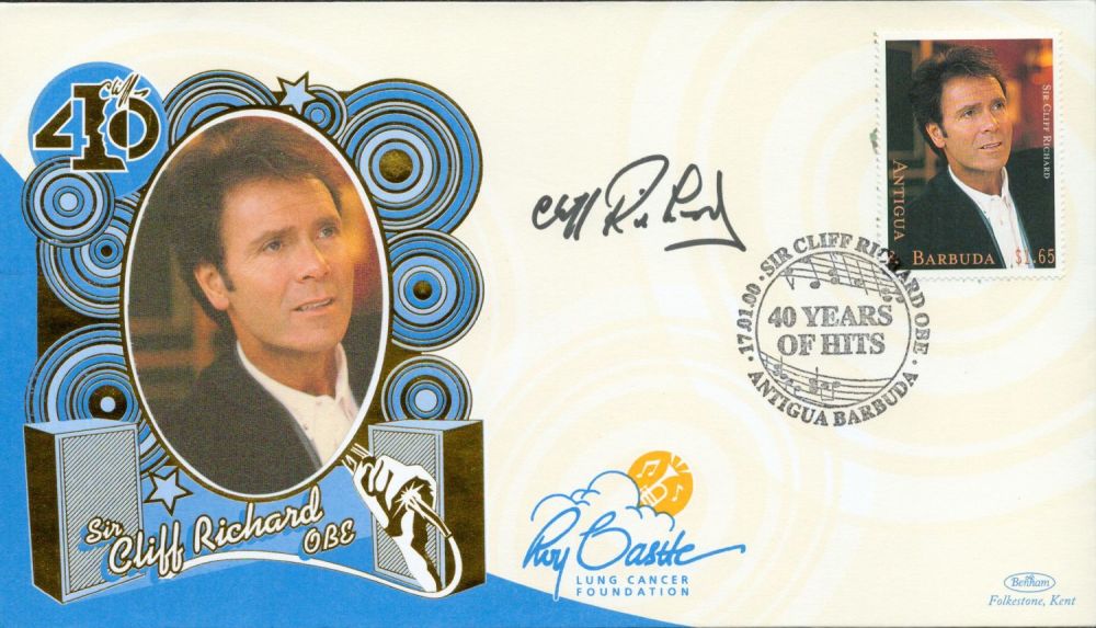 Lot 153: Cliff Richard signed 2000 Cliff 40 years of...