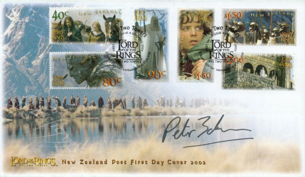 Lot 177: Peter Jackson Lord of the Rings signed 2002...