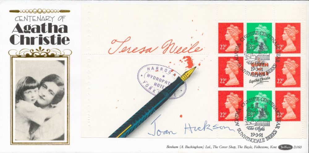 Lot 194: Joan Hickson signed 1991 Agatha Christie Centenary Booklet...