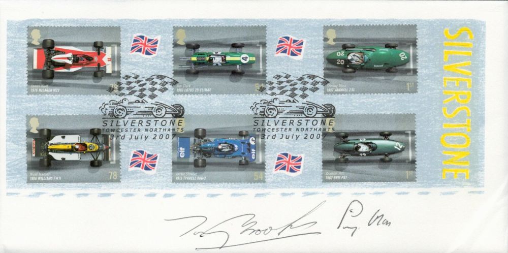 Lot 212: Motor Racing Stirling Moss and Tony Brooks signed...