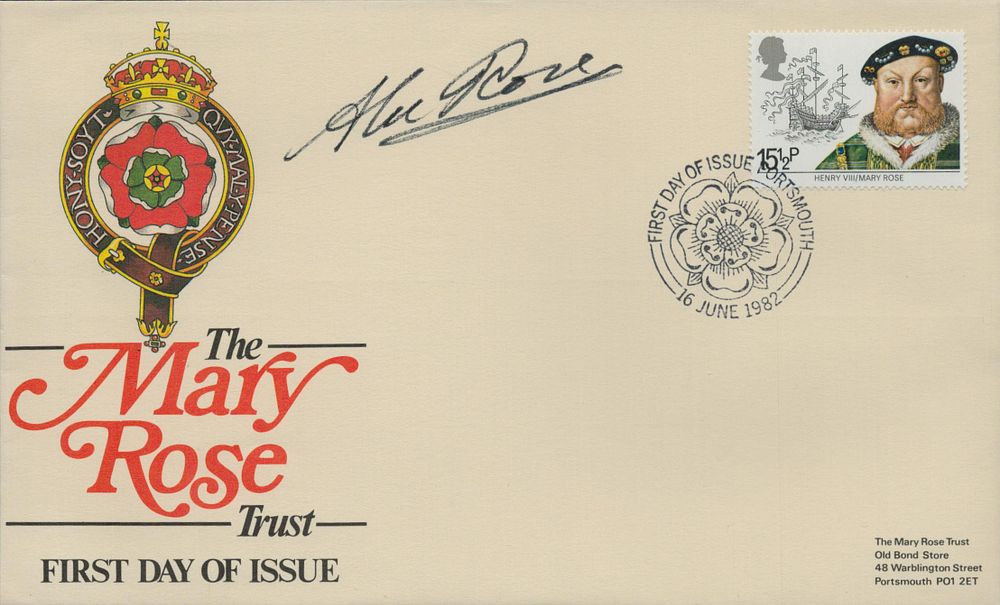 Lot 152: Alec Rose signed The Mary Rose Trust First...