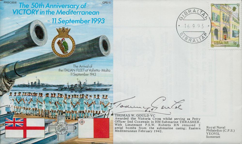 Lot 153: Thomas W. Gould VC signed The 50th Anniversary...