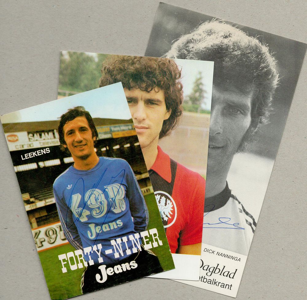 Lot 171: Football Collection signed photo`s Georges Leekens, Dick Nannainga...