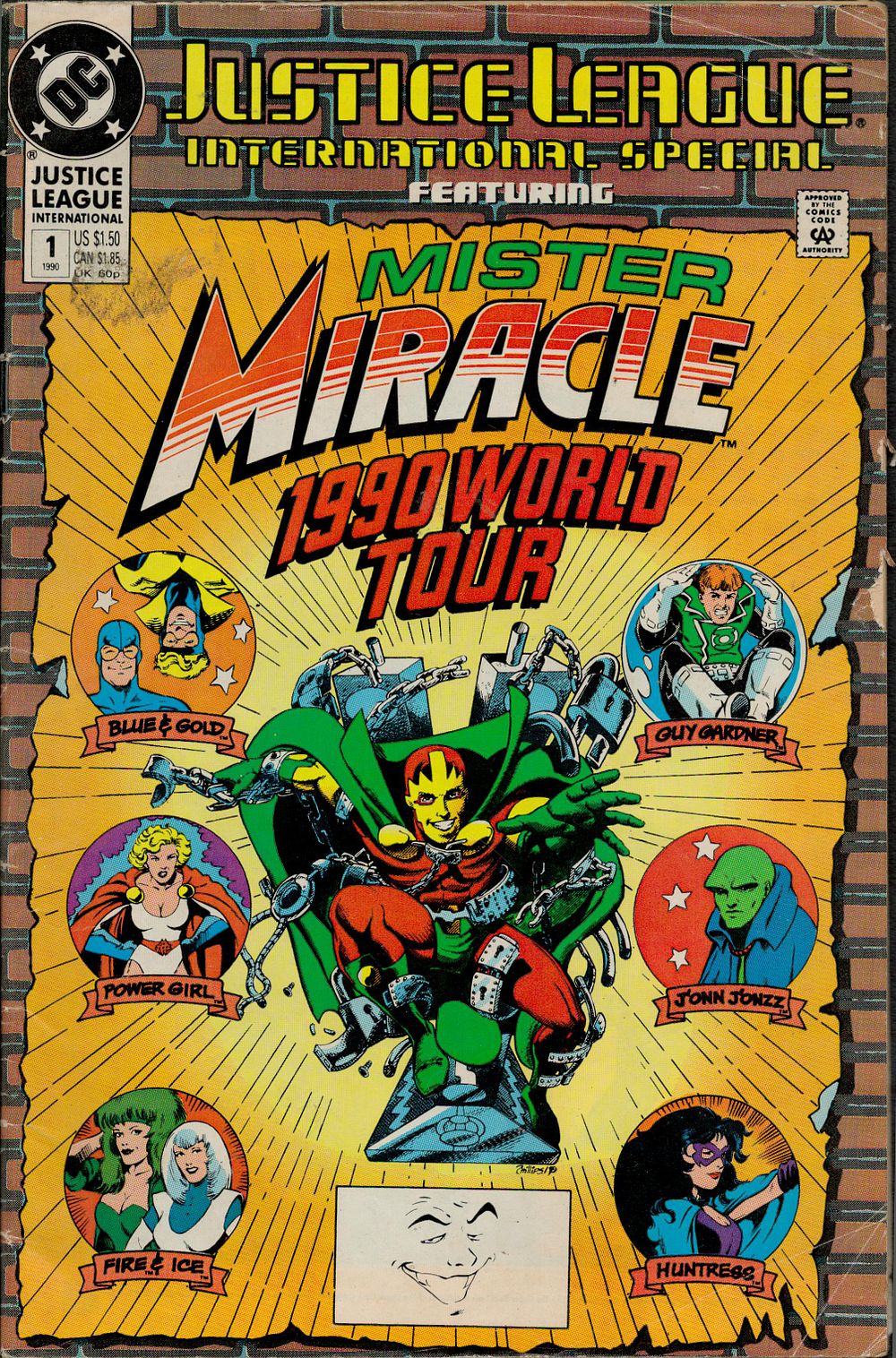 Lot 201: DC Justice League International Special featuring Mister Miracle...